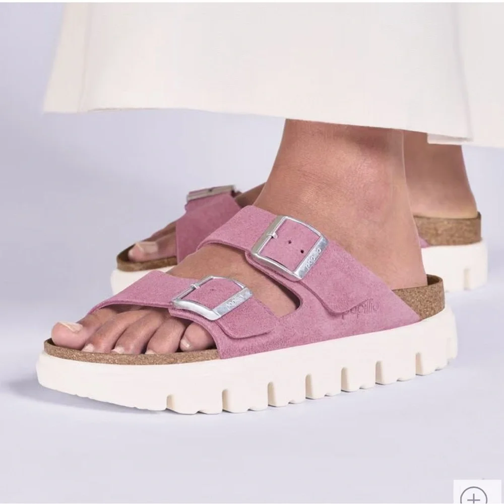 Birkenstock Papillio Arizona Chunky in Candy Pink - Picture 2 of 11